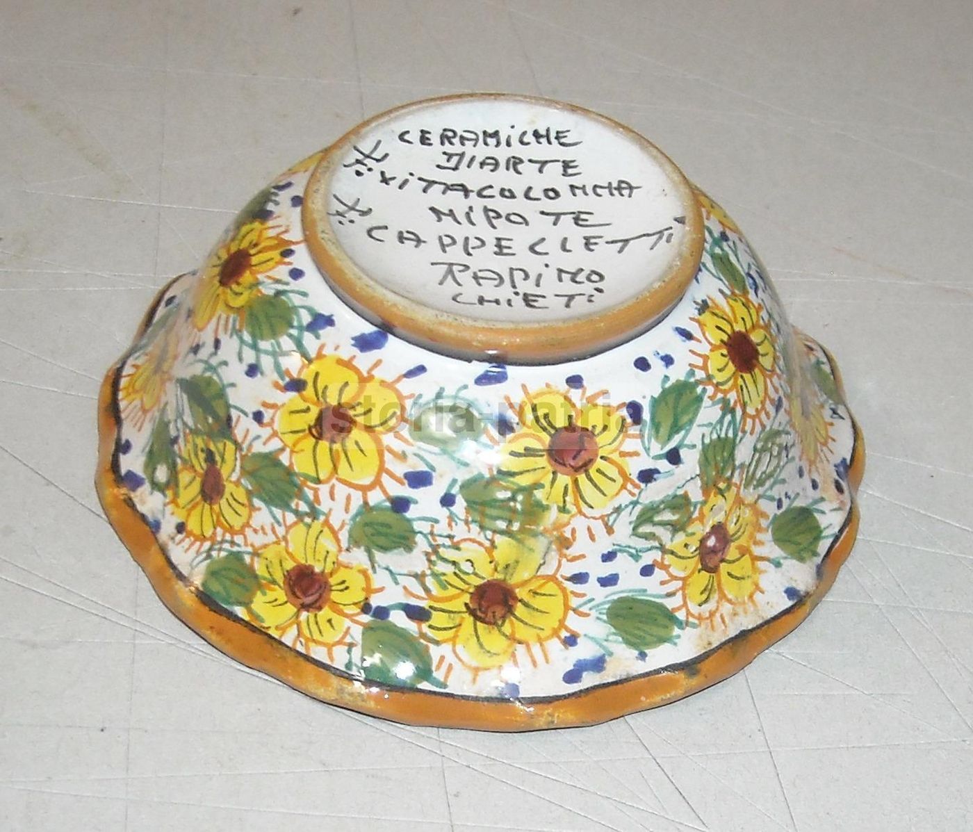 Ciotola In Maiolica Abruzzese Vitacolonna, Rapino, Chieti (Anni '20 '30)
