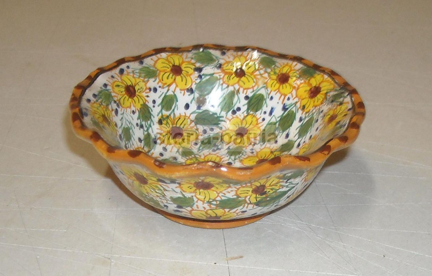 Ciotola In Maiolica Abruzzese Vitacolonna, Rapino, Chieti (Anni '20 '30)