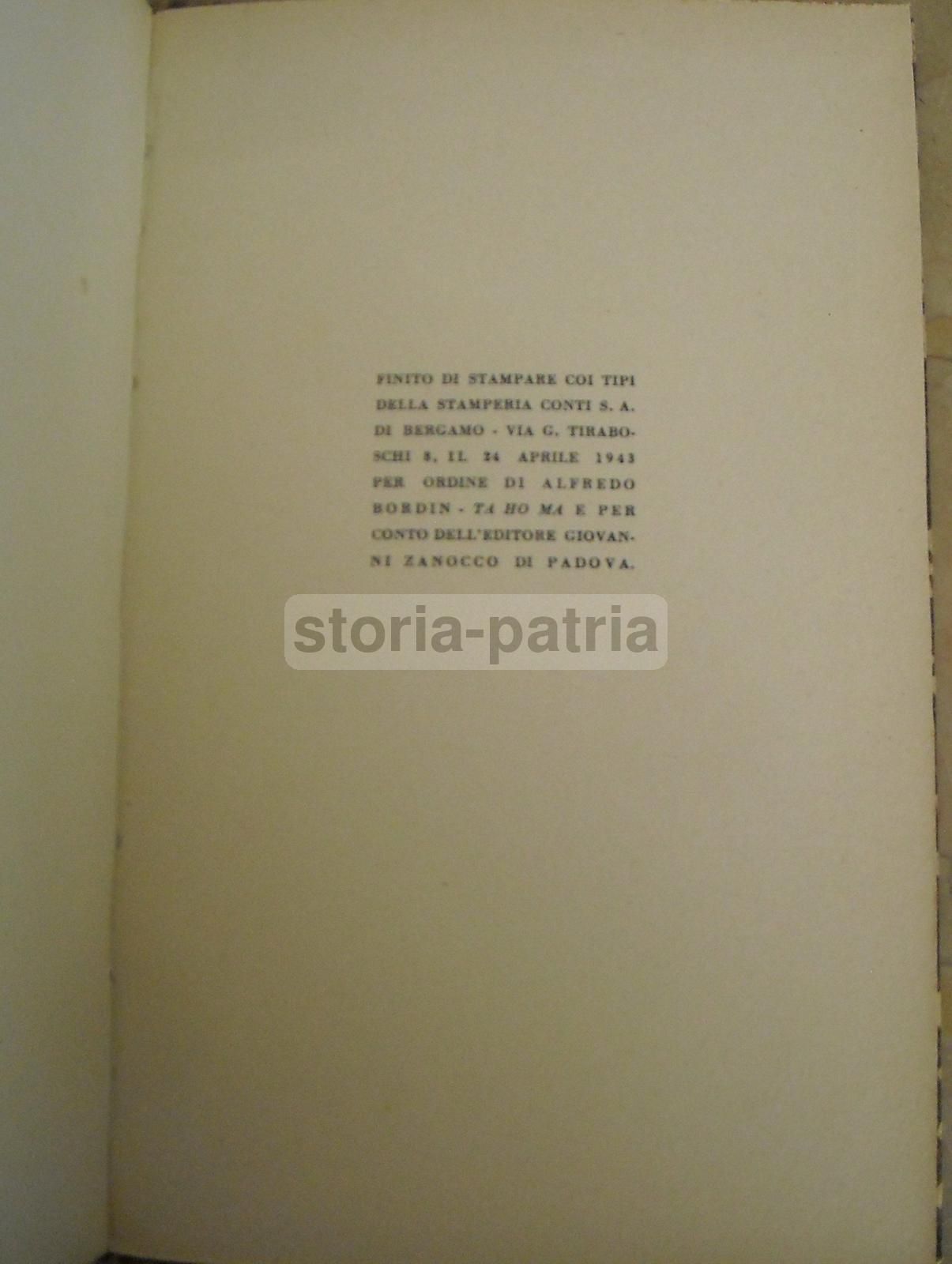 Amore Marinaio, Renato Majolo, 1943. Prima Edizione, Zanocco, Padova
