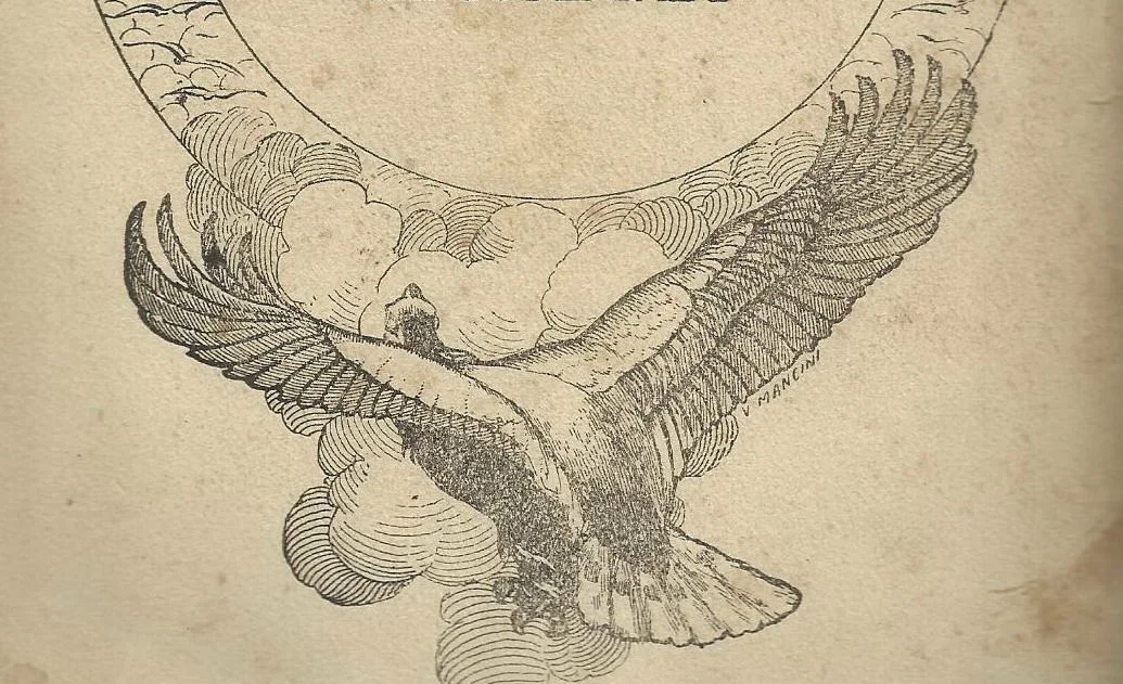 Stampa Pubblicitaria Pirelli Aviazione V. Mancini Anni '20