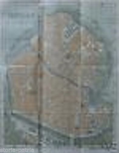 Mappa Antica Di Mantova, Fine '800, Treves Milano