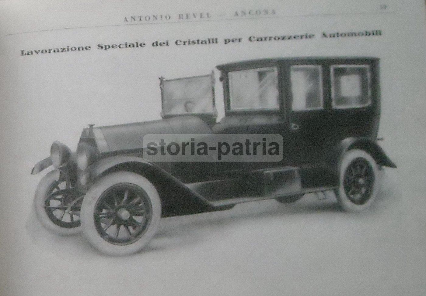 Catalogo Pubblicitario Vetreria Revel, Ancona (anni '30)   Specchi E Vetri Artistici