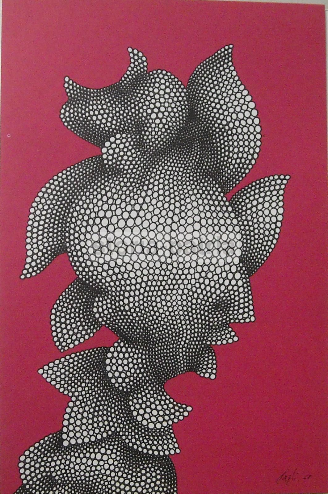 Corrado Cagli, Composizione Informale. Stampa A Colori, 1968