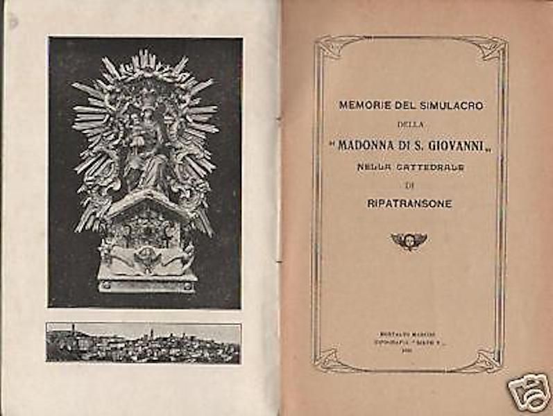 Madonna Di San Giovanni Ripatransone, Giuseppe Lunerti, 1932, Prima Edizione