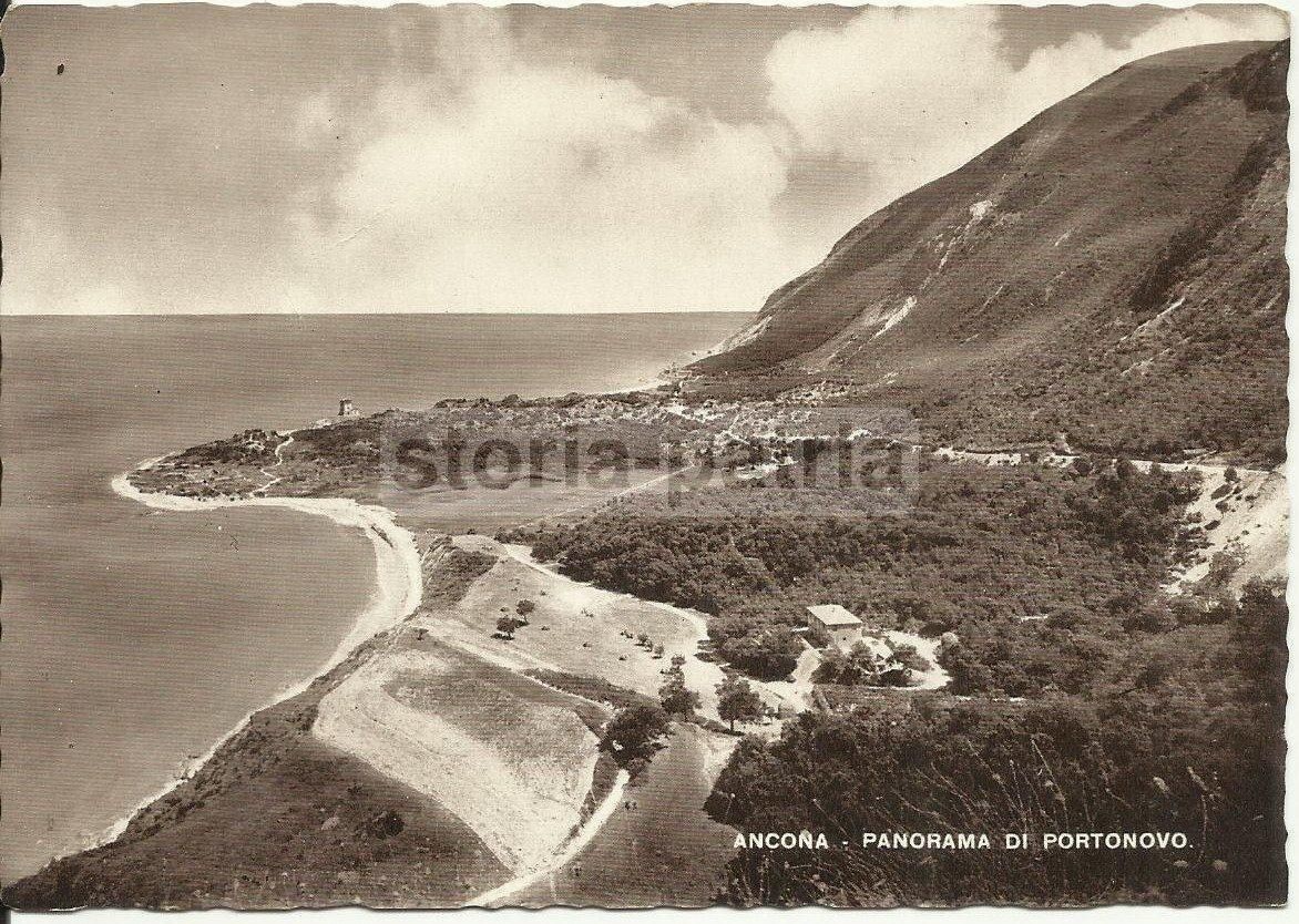 Cartolina Fotografica Portonovo Ancona Anni 40 50, Romani E Capello