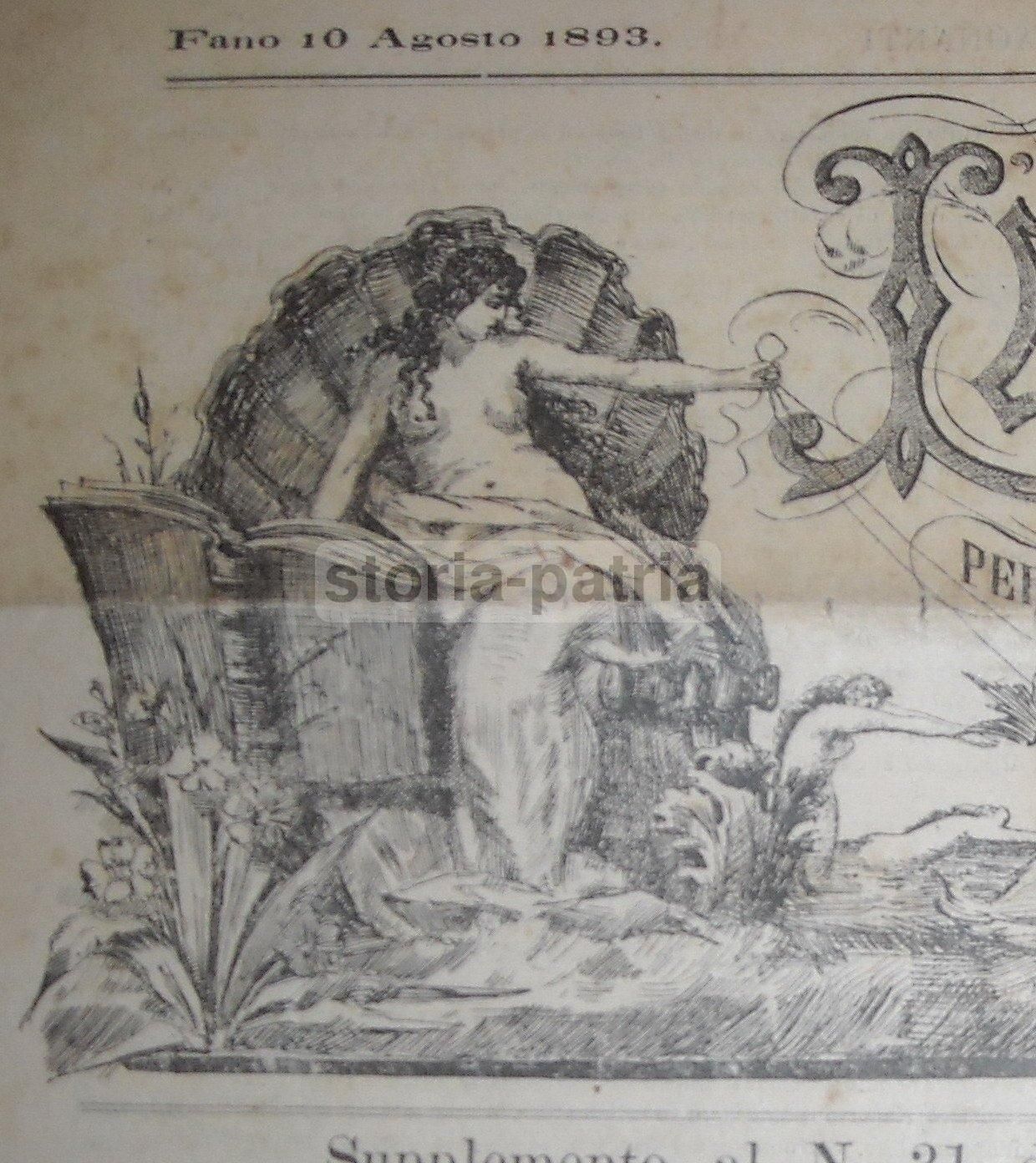 L'Eco Dei Bagnanti 1893 Fano: Giornale d'Epoca, Mare E Bagni Nelle Marche