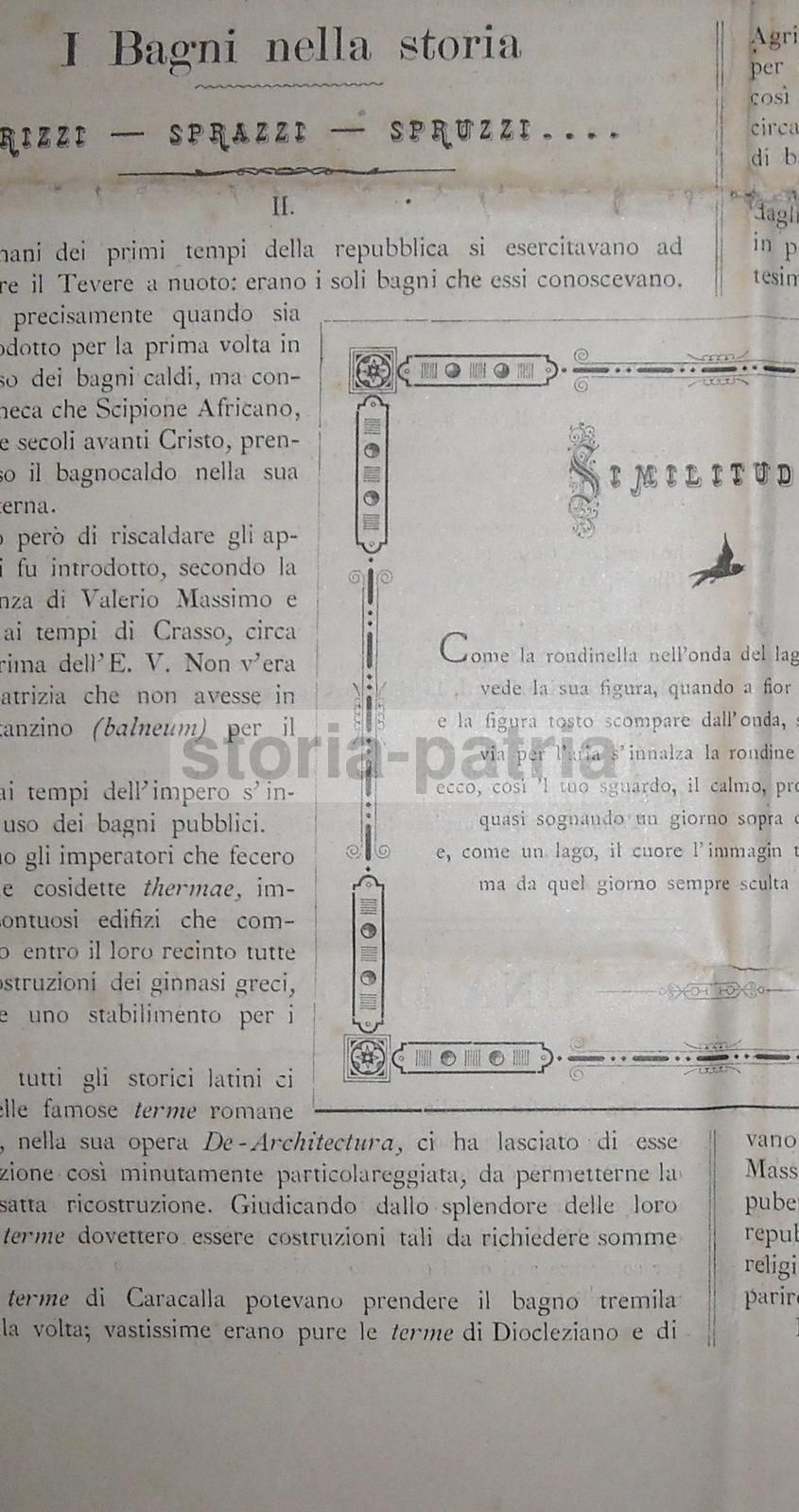 L'Eco Dei Bagnanti 1893 Fano: Giornale d'Epoca, Mare E Bagni Nelle Marche