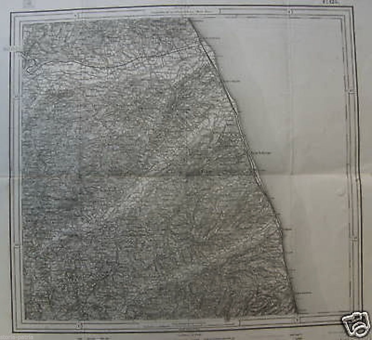 Mappa Antica Fermo E Marche 1900 Istituto Geografico Militare