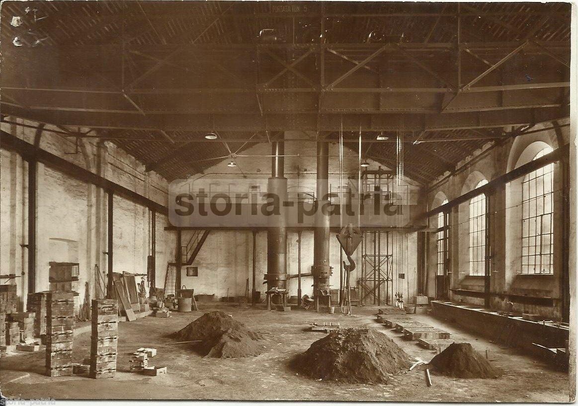 Cartolina Dell'Istituto Tecnico F. Corridoni Di Fermo, Officina Fonderia, Anni '30