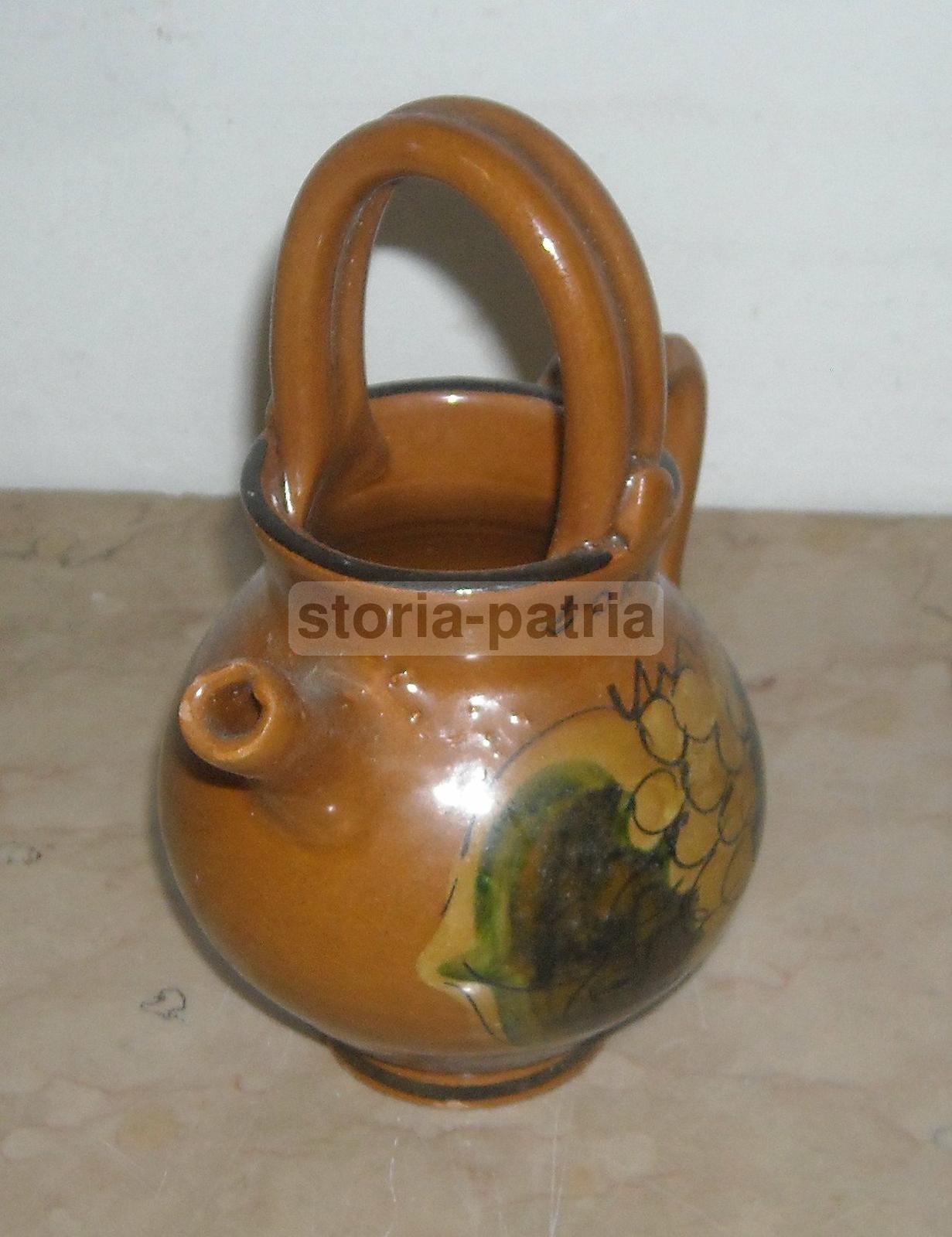 Brocca In Ceramica Pubblicitaria Di Loreto, Anni '30 '50