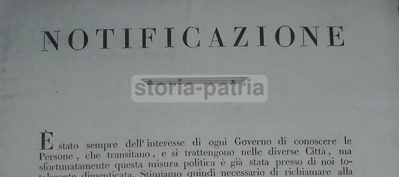Editto Macerata 1831: Regolamento Per Osterie E Albergatori Nelle Marche