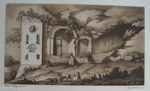 Chiesa E Monastero Di San Eustachio, Incisione Di Gregorio Cleter