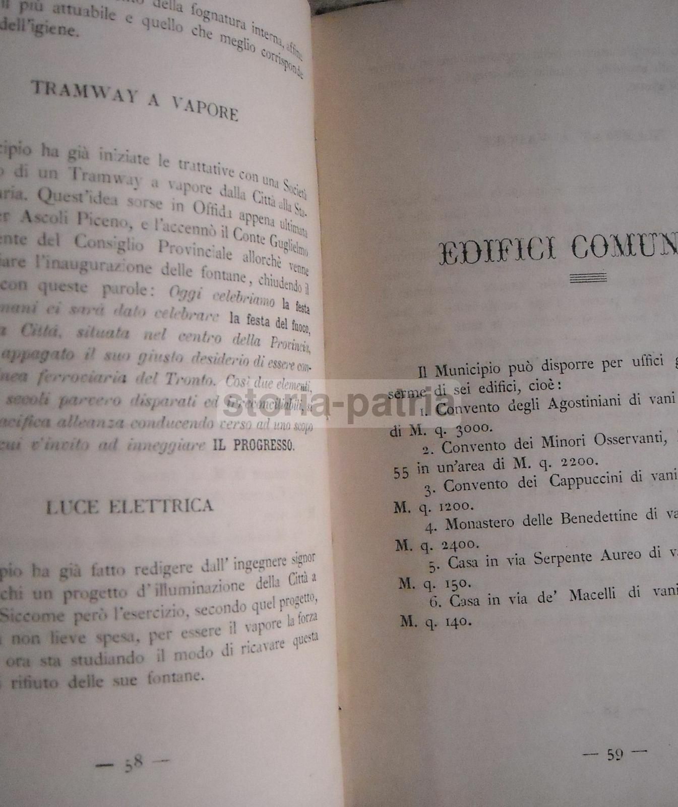 Notizie Storiche E Statistiche Di Offida 1889 Marchionni