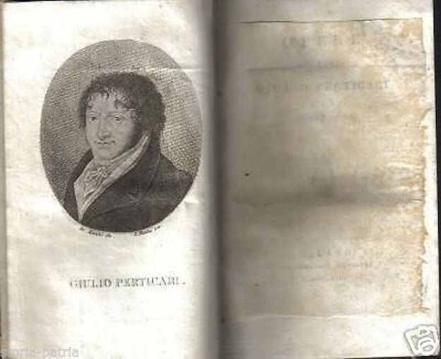 Opere Di Giulio Perticari. Milano, Silvestri, 1823. Due Volumi.