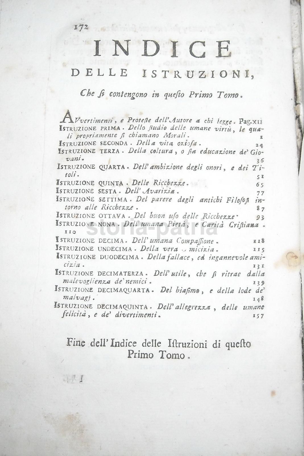 Idea Della Vera Onestà, De Rossi 1776 Venezia Zatta 5 Volumi Stemmi