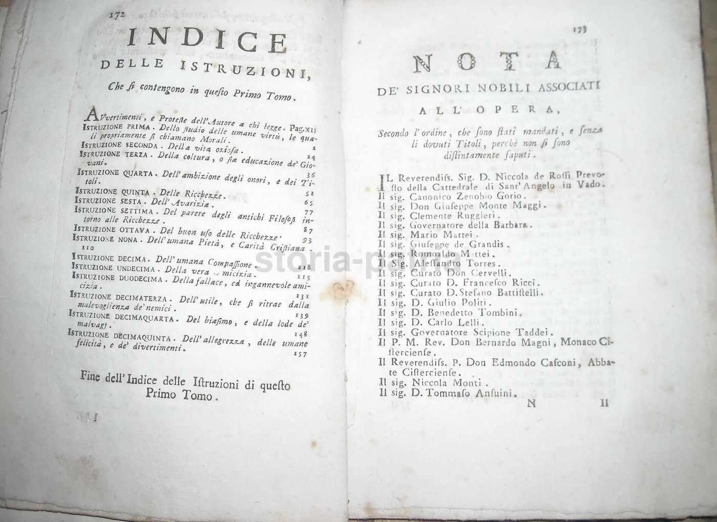 Idea Della Vera Onestà, De Rossi 1776 Venezia Zatta 5 Volumi Stemmi
