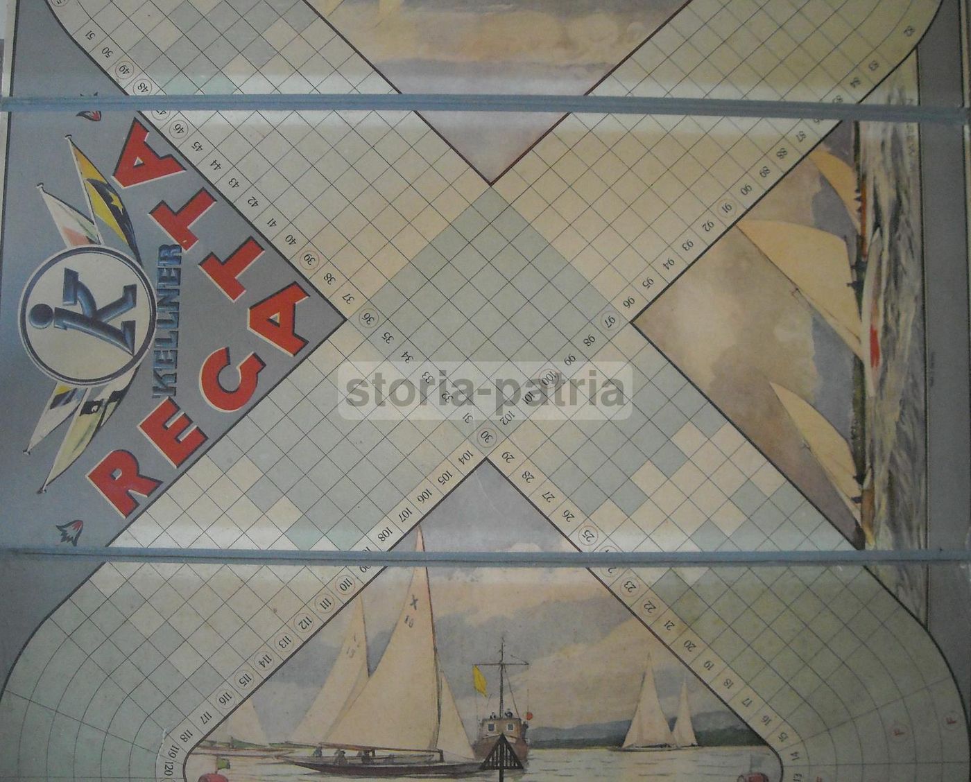 Regata Kellner: Gioco Da Tavolo Nautico Vintage, Anni '30