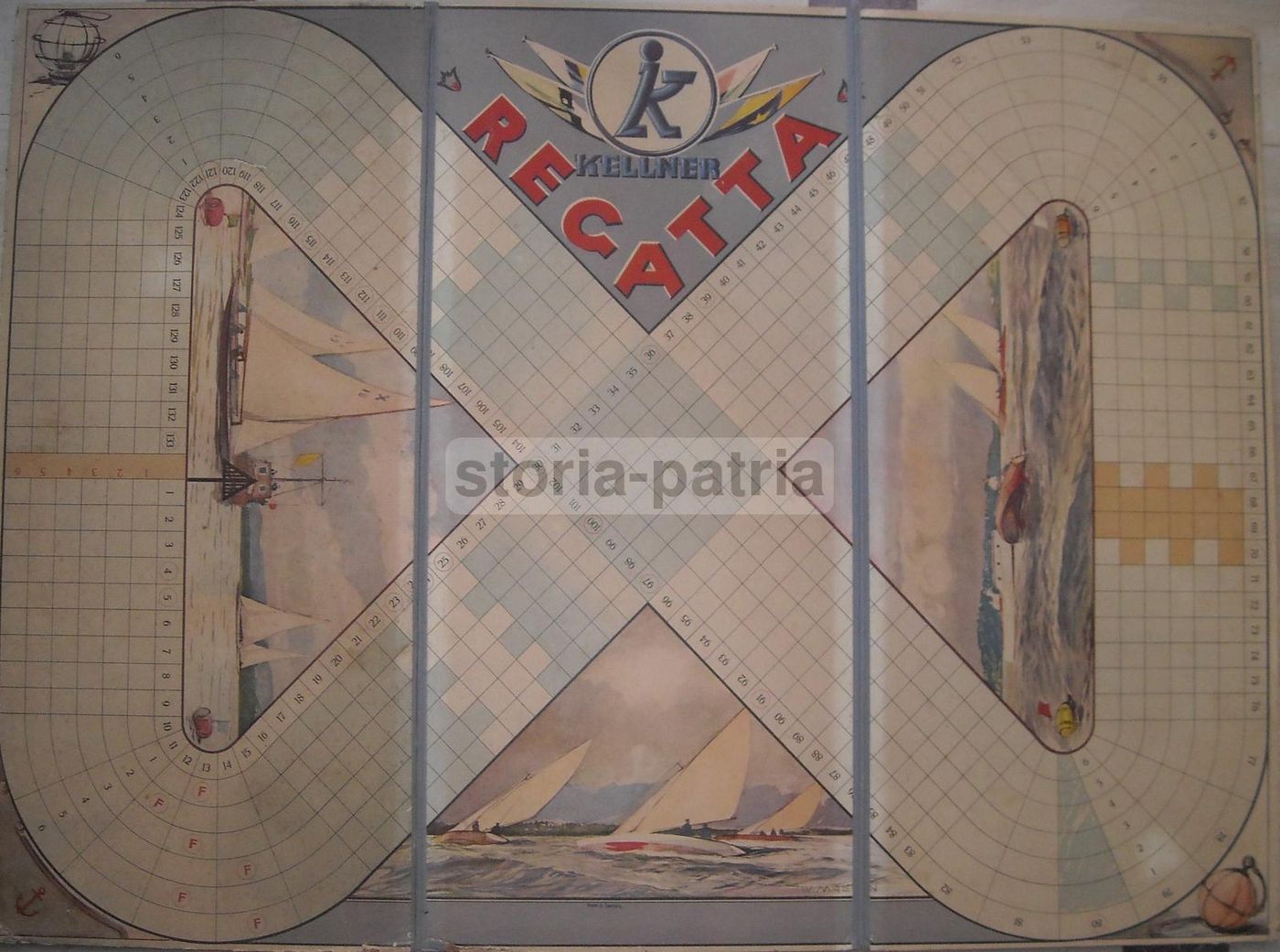 Regata Kellner: Gioco Da Tavolo Nautico Vintage, Anni '30