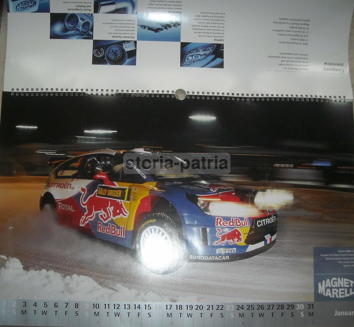 Calendario Magneti Marelli 2011 Automobilismo Corse Auto Moto