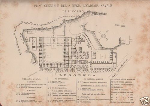 Statistica Sanitaria Marina Militare Italiana 1883 1892, Livorno 1894