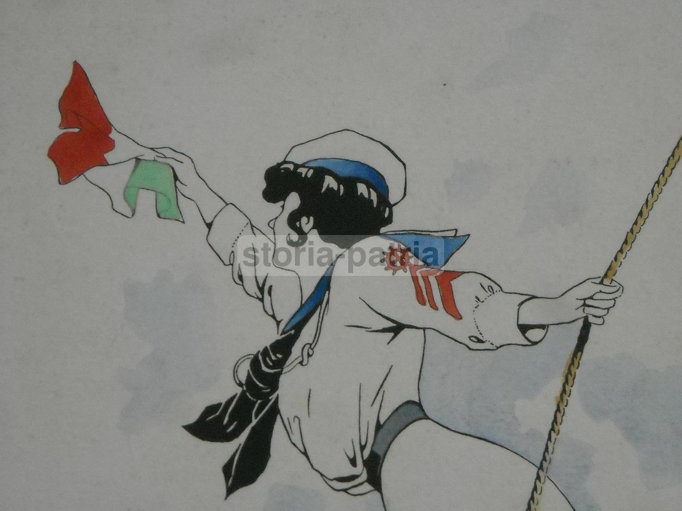 Illustrazione Allegorica Della Marina Italiana, 1916