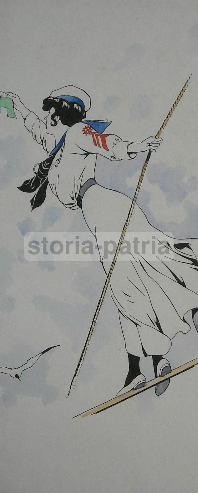 Illustrazione Allegorica Della Marina Italiana, 1916