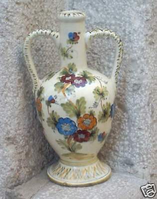 Bottiglia Anfora Marmaca San Marino Con Decorazione Floreale