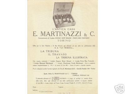 Coupon Pubblicitario Martinazzi Vino Cognac Porto Torino 1900