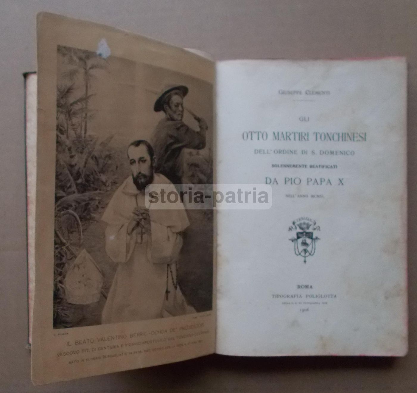 Gli Otto Martiri Tonchinesi Domenicani Beatificati 1906 Clementi