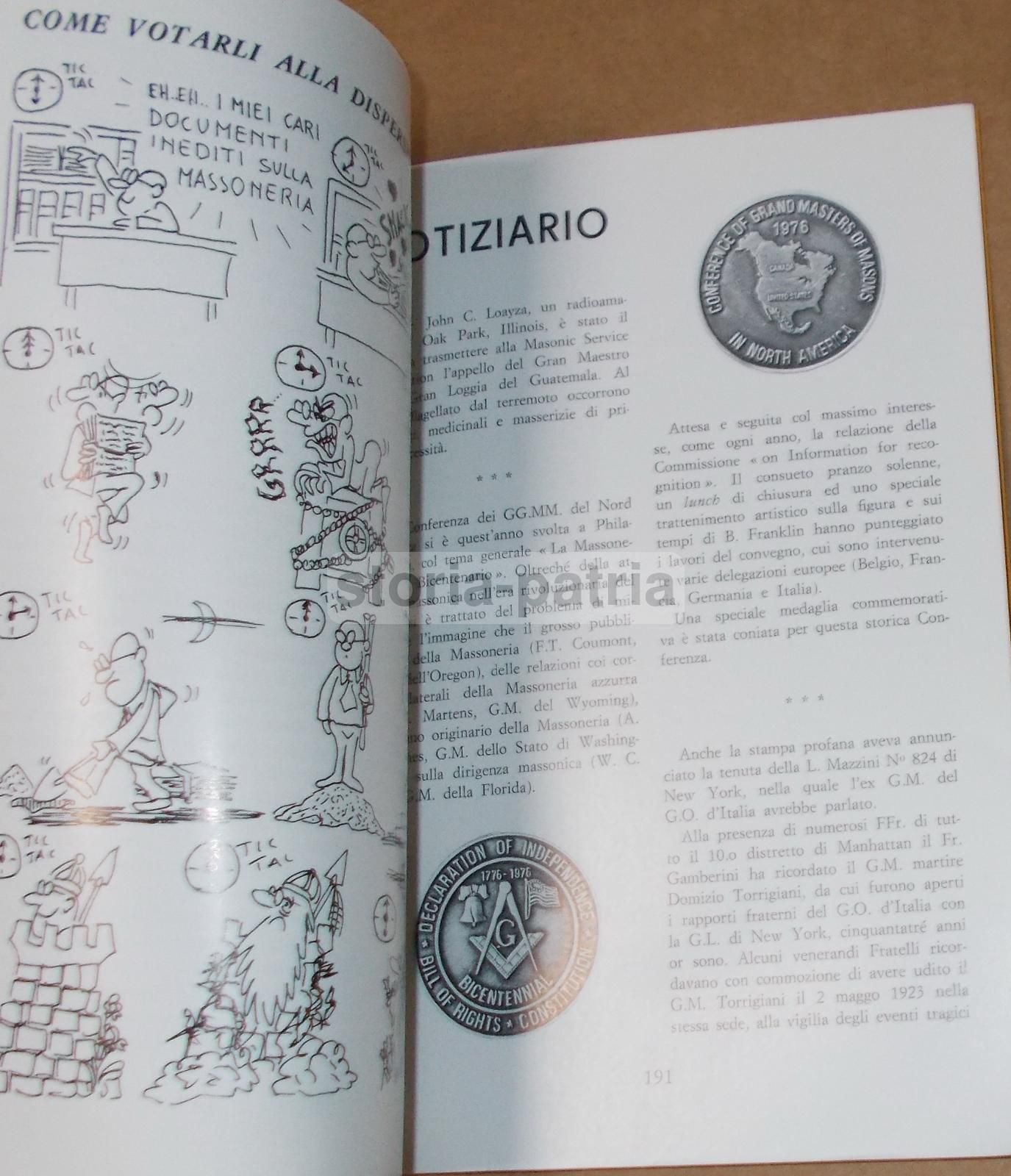Rivista Massonica 1976: Massoneria In Piemonte, Vercelli E Napoli