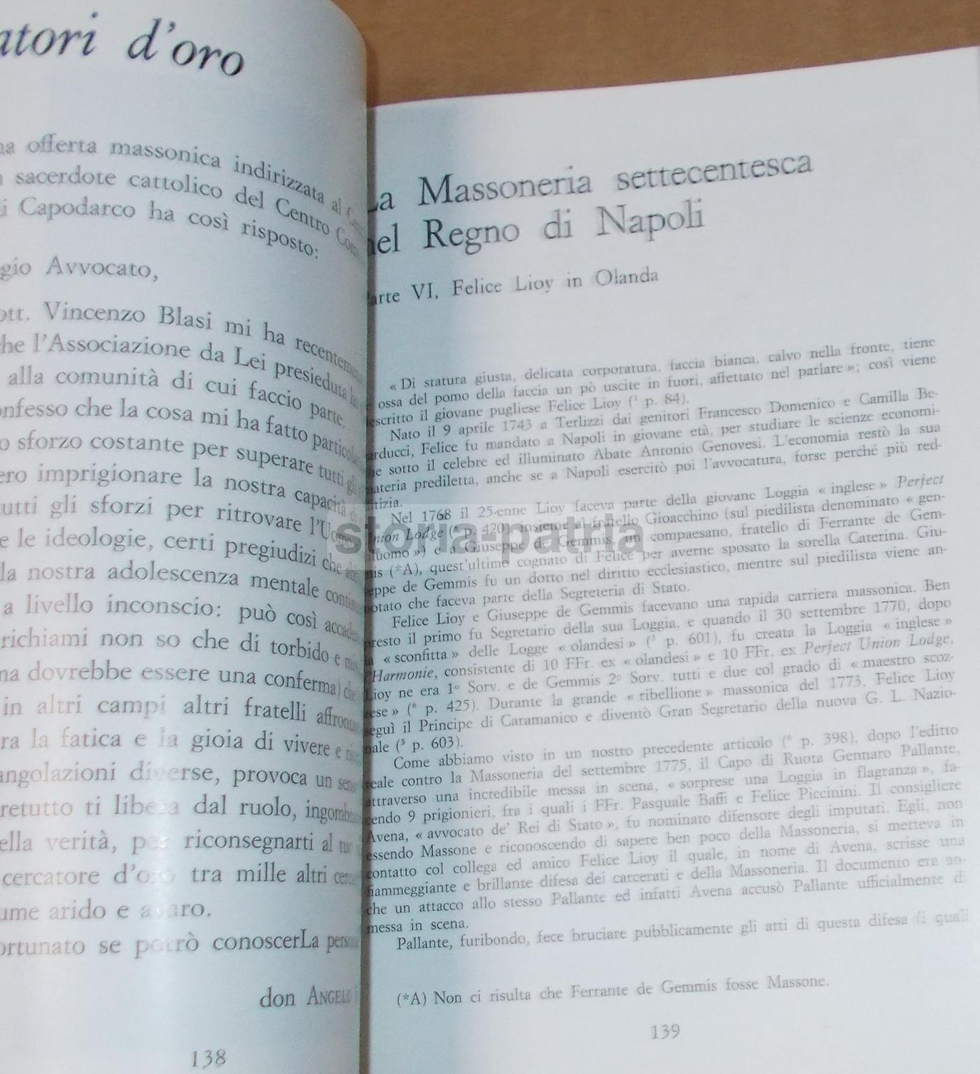 Rivista Massonica 1976: Massoneria In Piemonte, Vercelli E Napoli