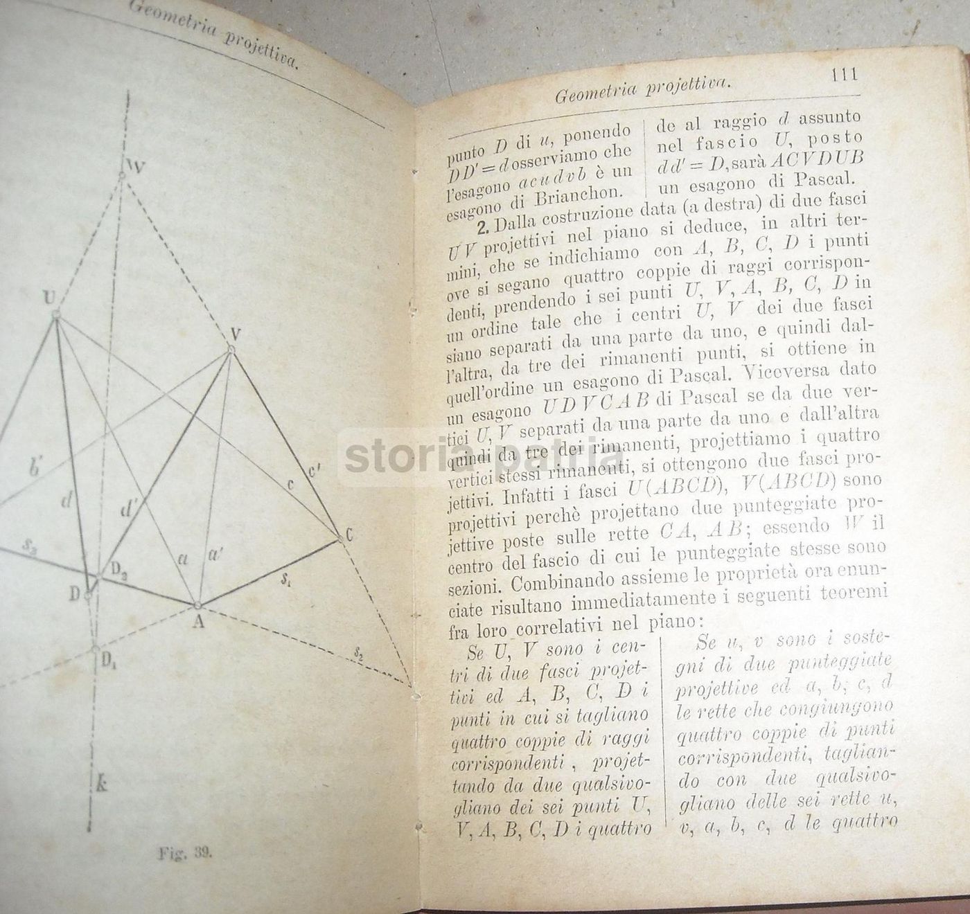 Geometria Projettiva Del Piano E Della Stella   Ferdinando Aschieri   Hoepli 1895