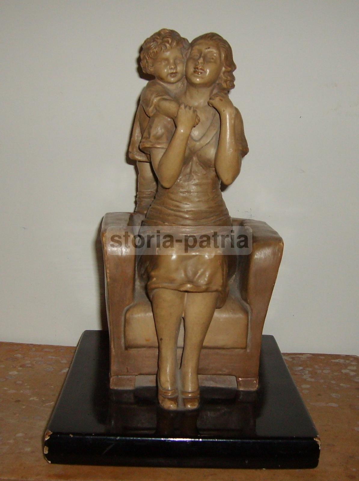 Scultura Maternità Pannunzio Creazioni Sodar Milano Anni '30