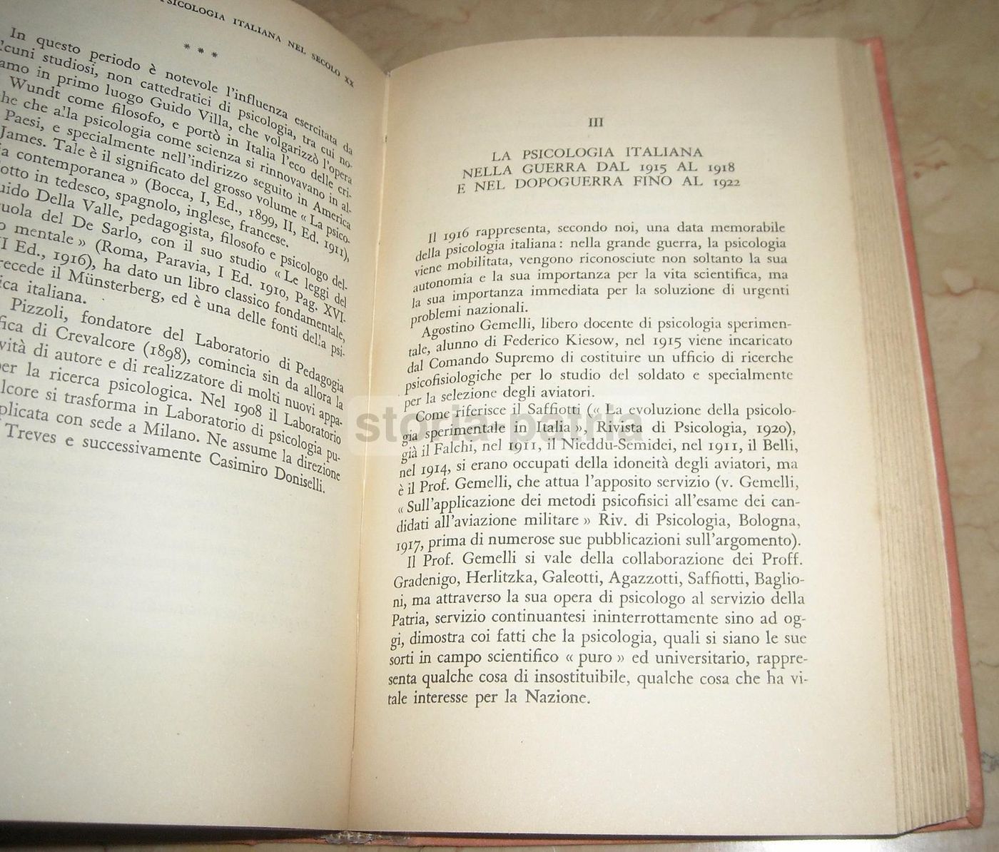 Antropologia E Psicologia: Landra, Gemelli, Banissoni (Milano, 1940)