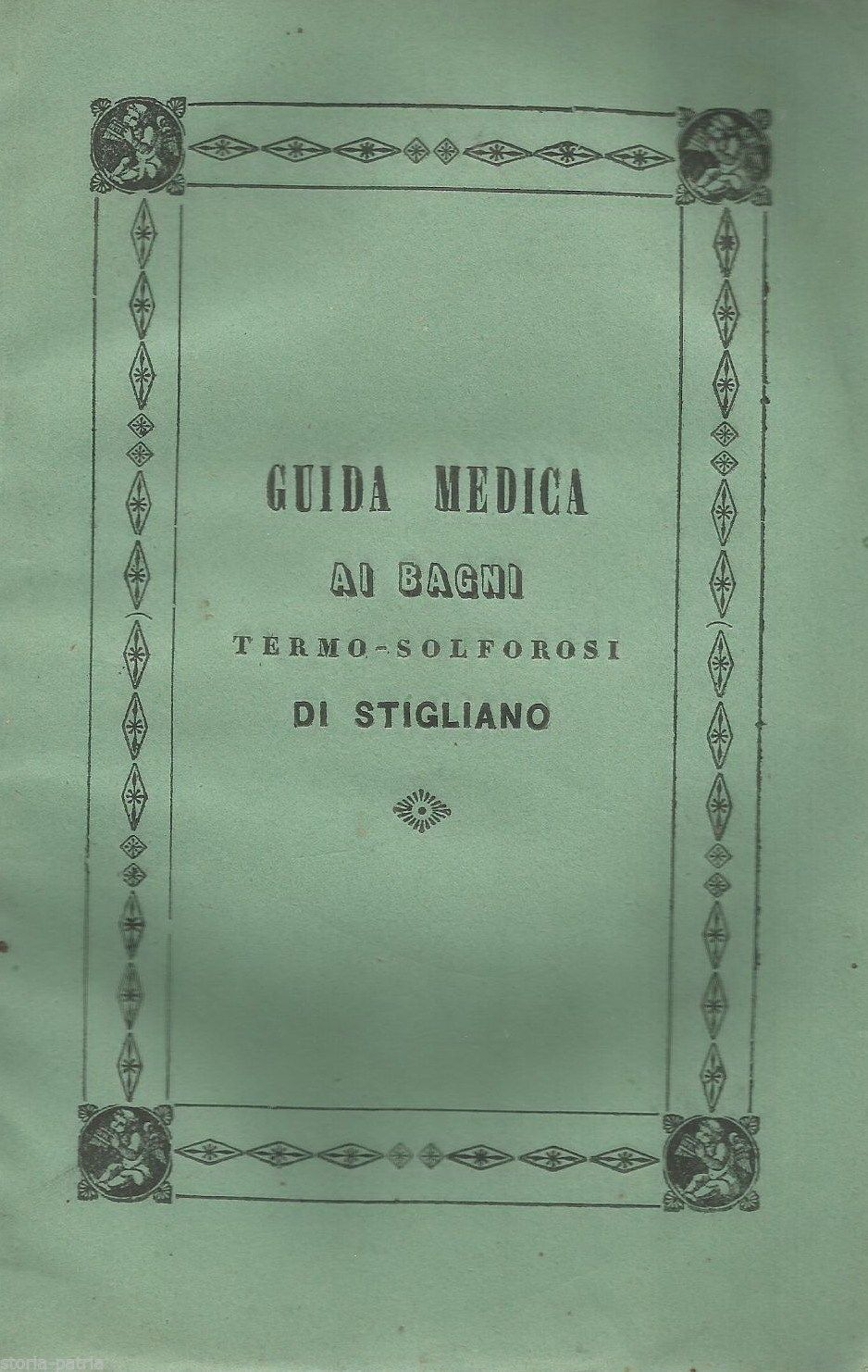 Guida Medica Ai Bagni Termo Solforosi Di Stigliano, Giuseppe Derossi, 1863