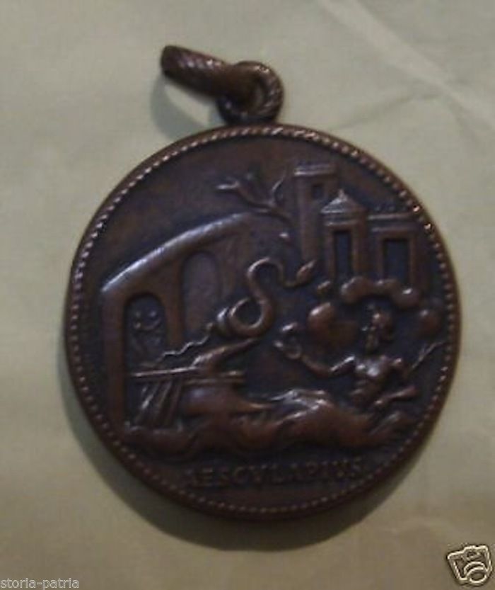 Medaglia Dell'XI Congresso Medico Internazionale, Roma 1894 (Esculapio)