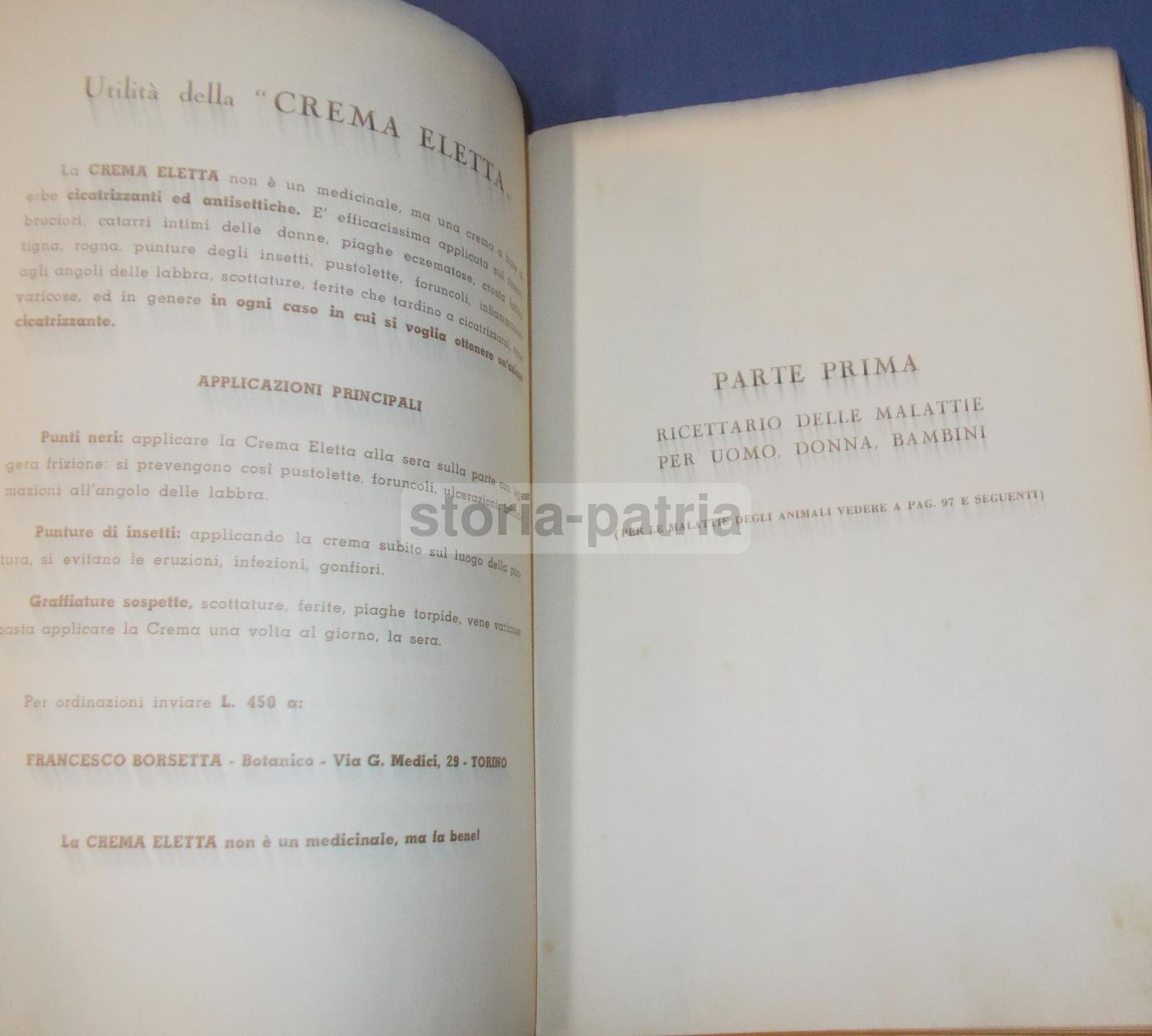 Per Curarsi Con Le Erbe. Francesco Borsetta, 1957. Erboristeria