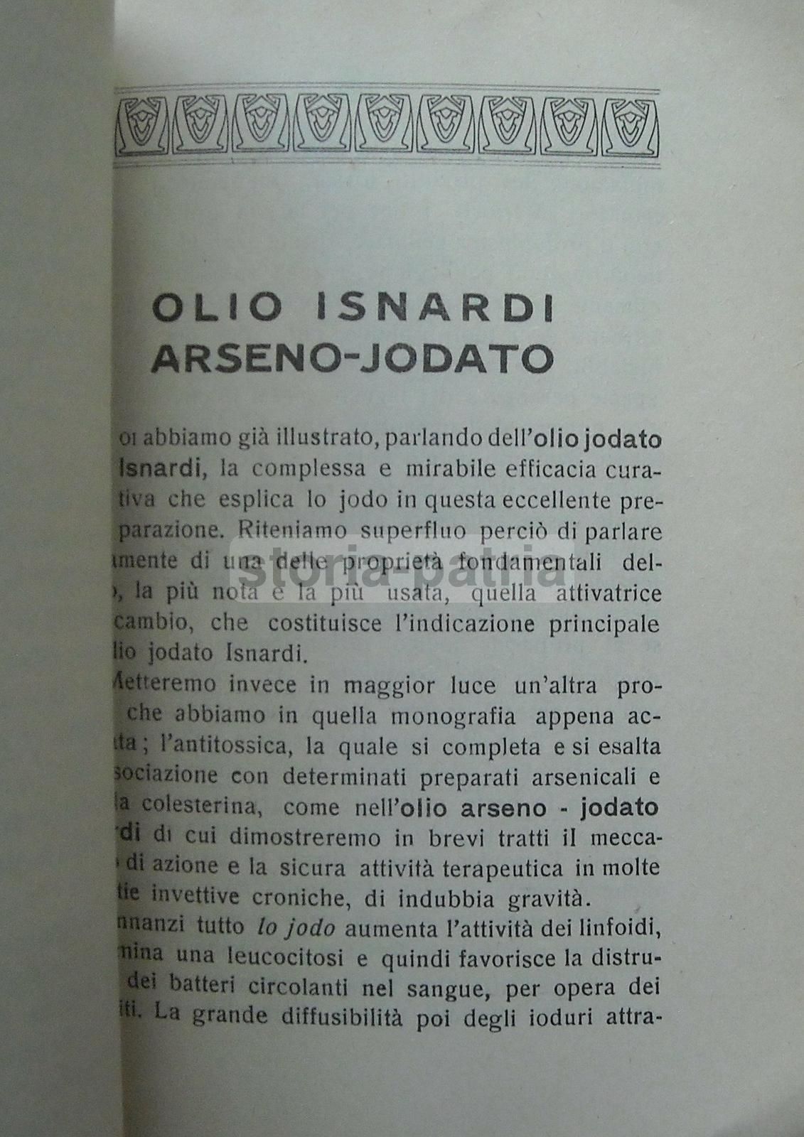 Pietro Isnardi   Benefici Terapeutici Dell'Olio Di Oliva, 1928