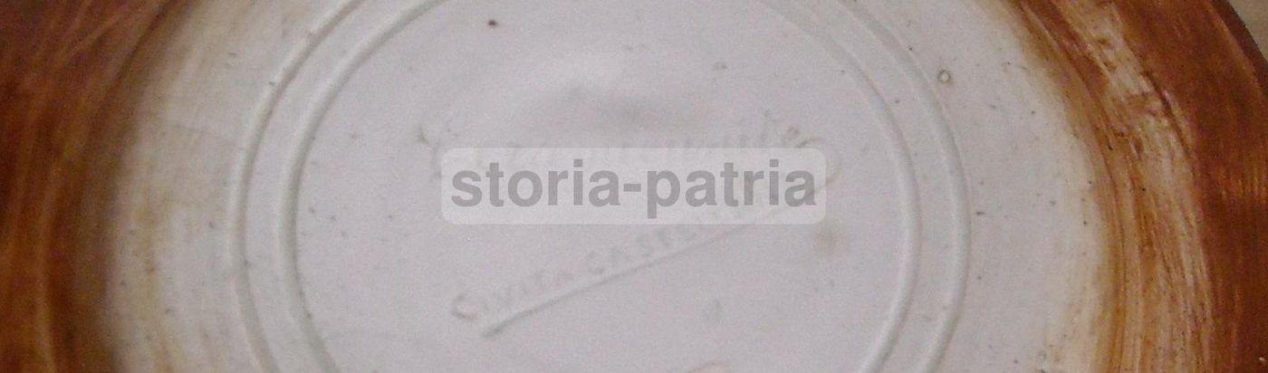 Posacenere Pubblicitario Bisleri Ceramica Civita Castellana Anni '30