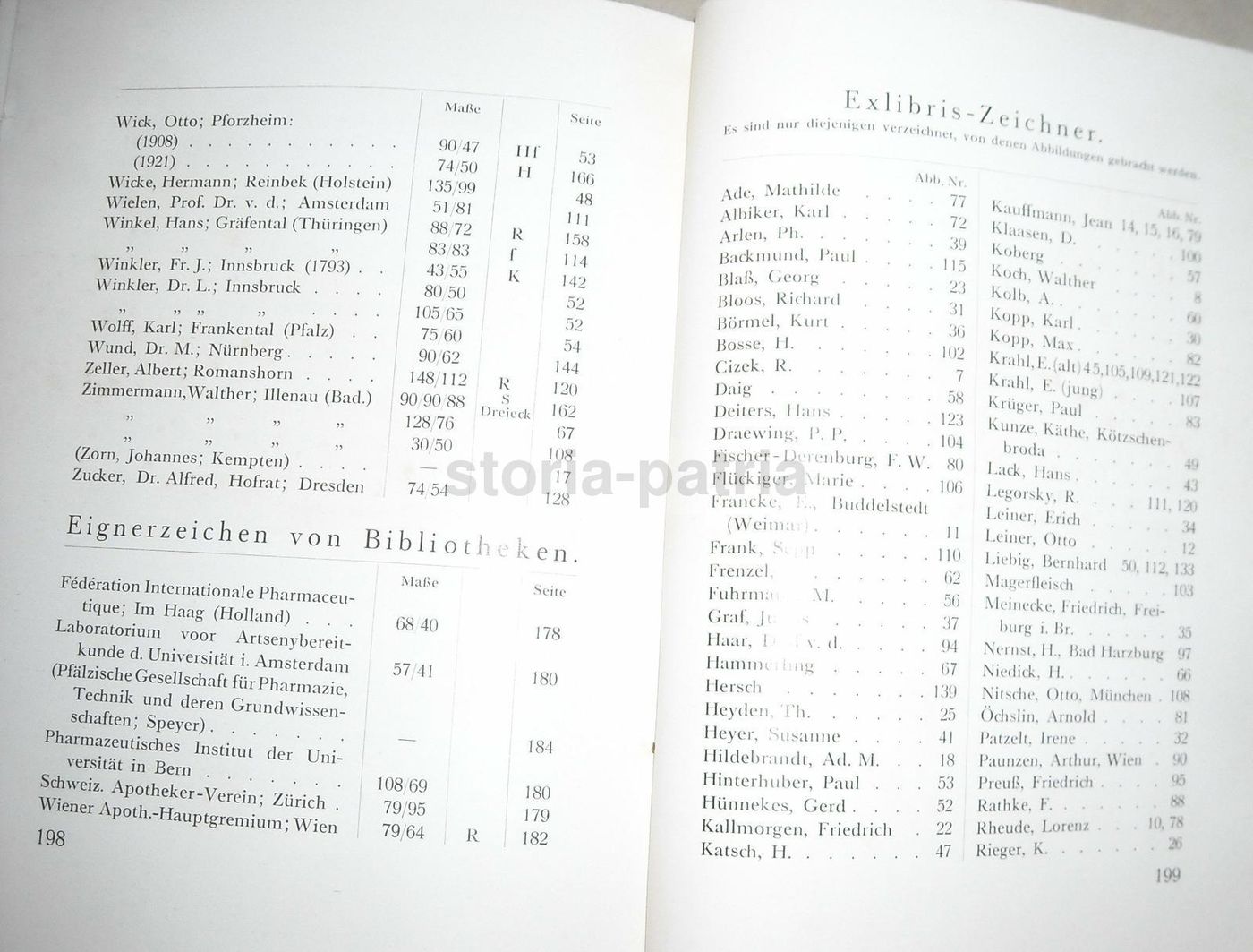 Exlibris Deutscher Apotheker Walter Zimmermann 1925   Farmacia