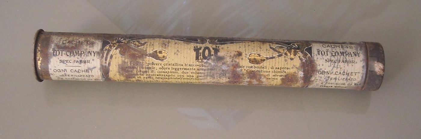 Latta Pubblicitaria Cachets Tot, Trieste, Milano, New York, Anni '20