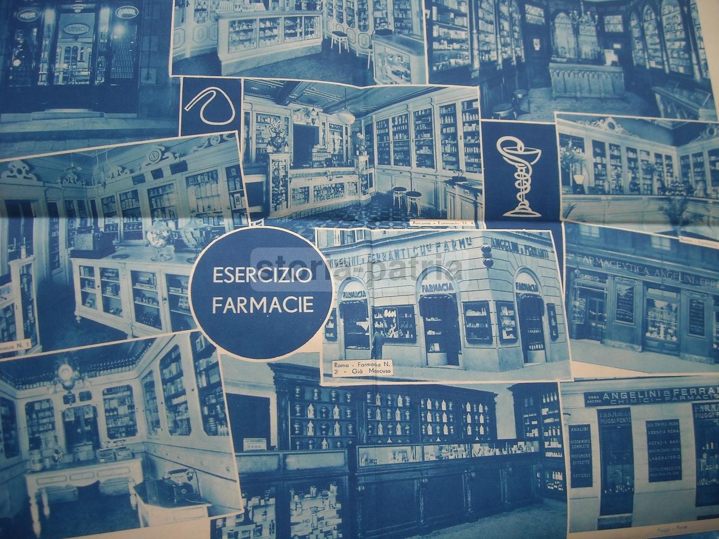 Pieghevole Pubblicitario Angelini & Ferranti, V Fiera Di Bari, Anni '30