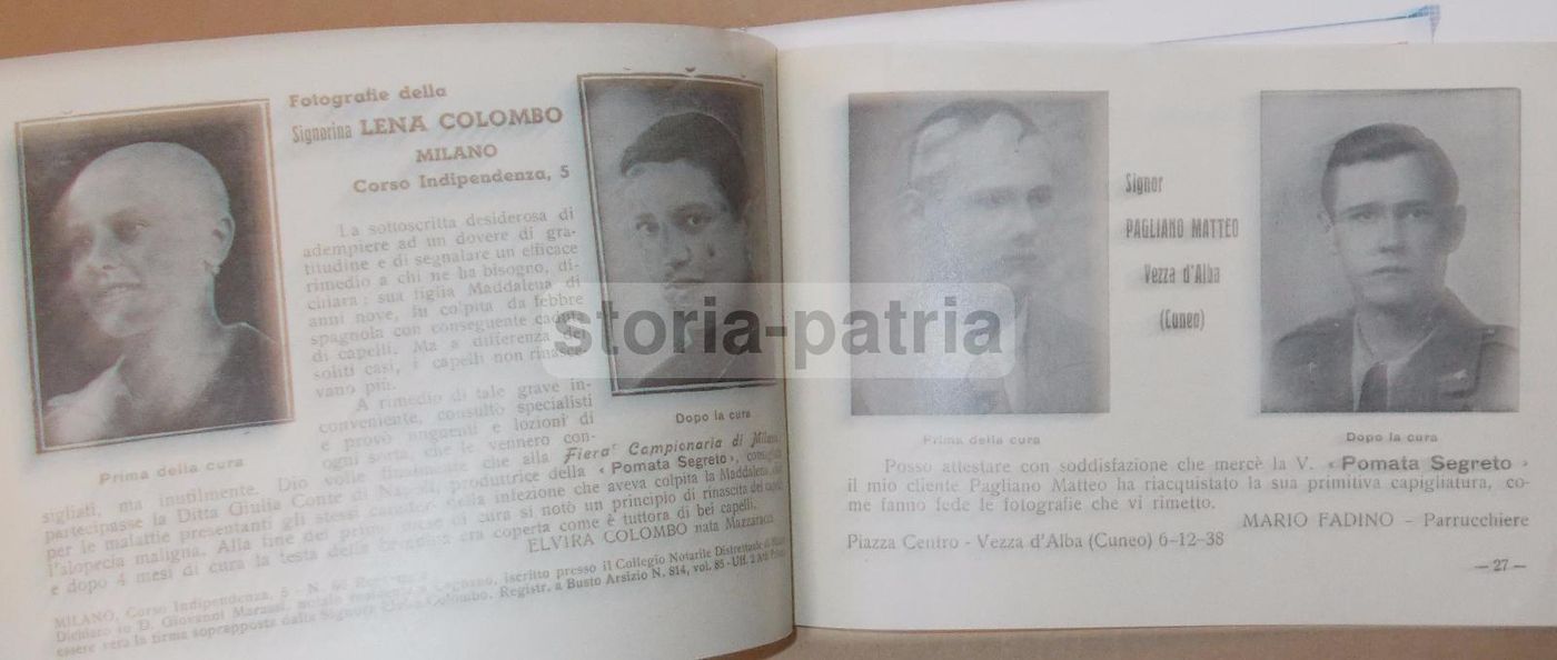 Pubblicazione Anticalvizie Giulia Conte Napoli 1939 Farmacia Epoca