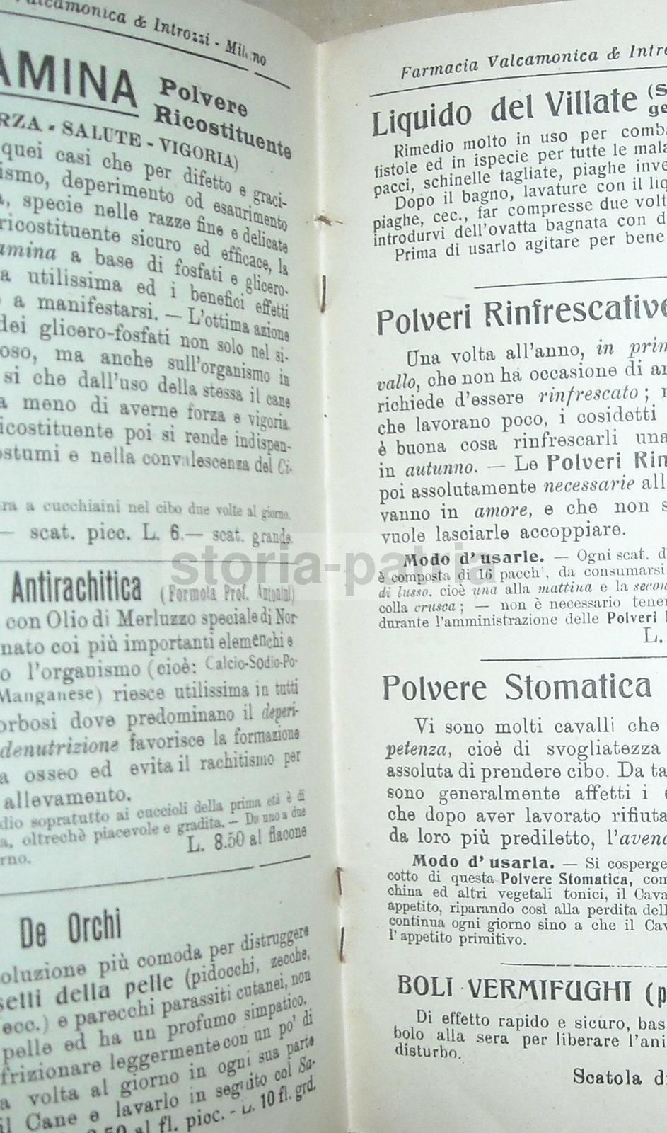 Il Consigliere Medico Delle Famiglie 1937: Farmacia Valcamonica