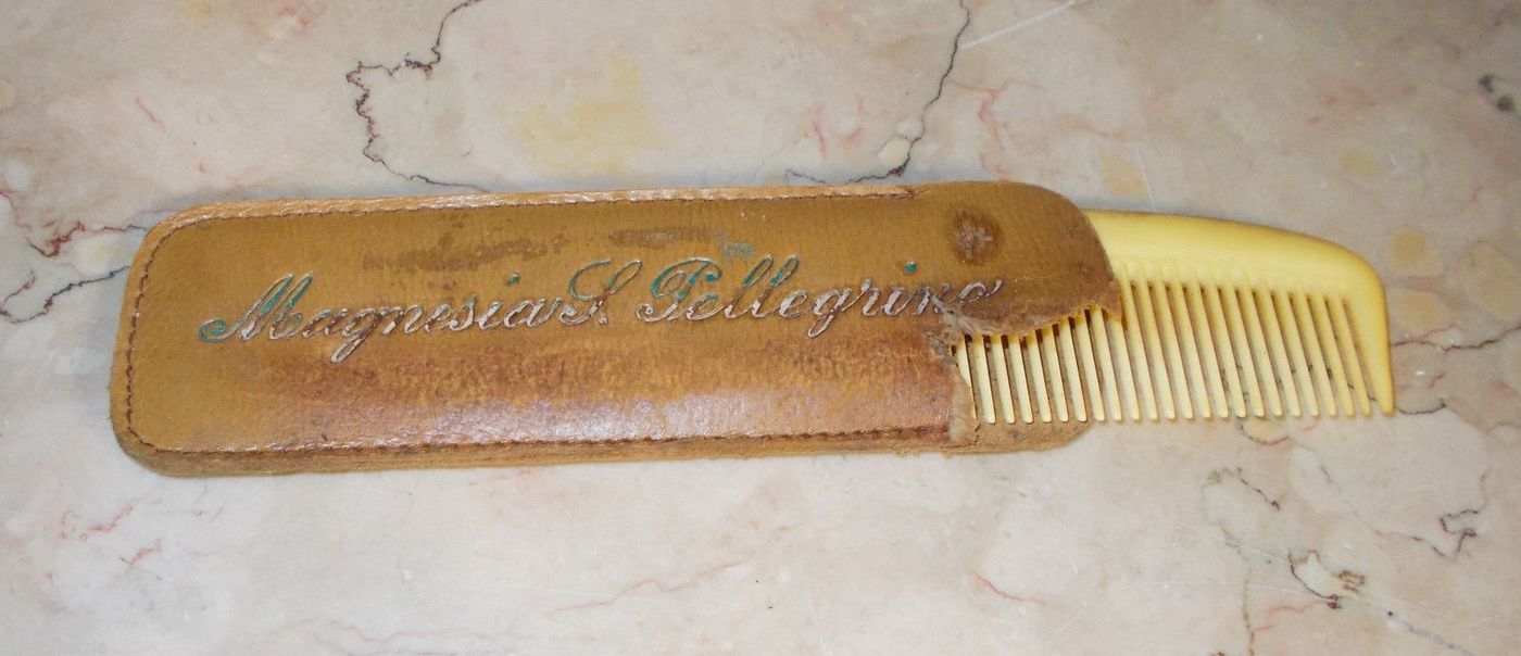 Pettine Pubblicitario Magnesia San Pellegrino, Anni '30 '40