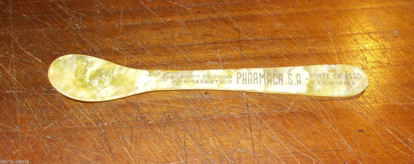 Cucchiaino Pubblicitario Pharmaca Ponte Chiasso, Anni '30