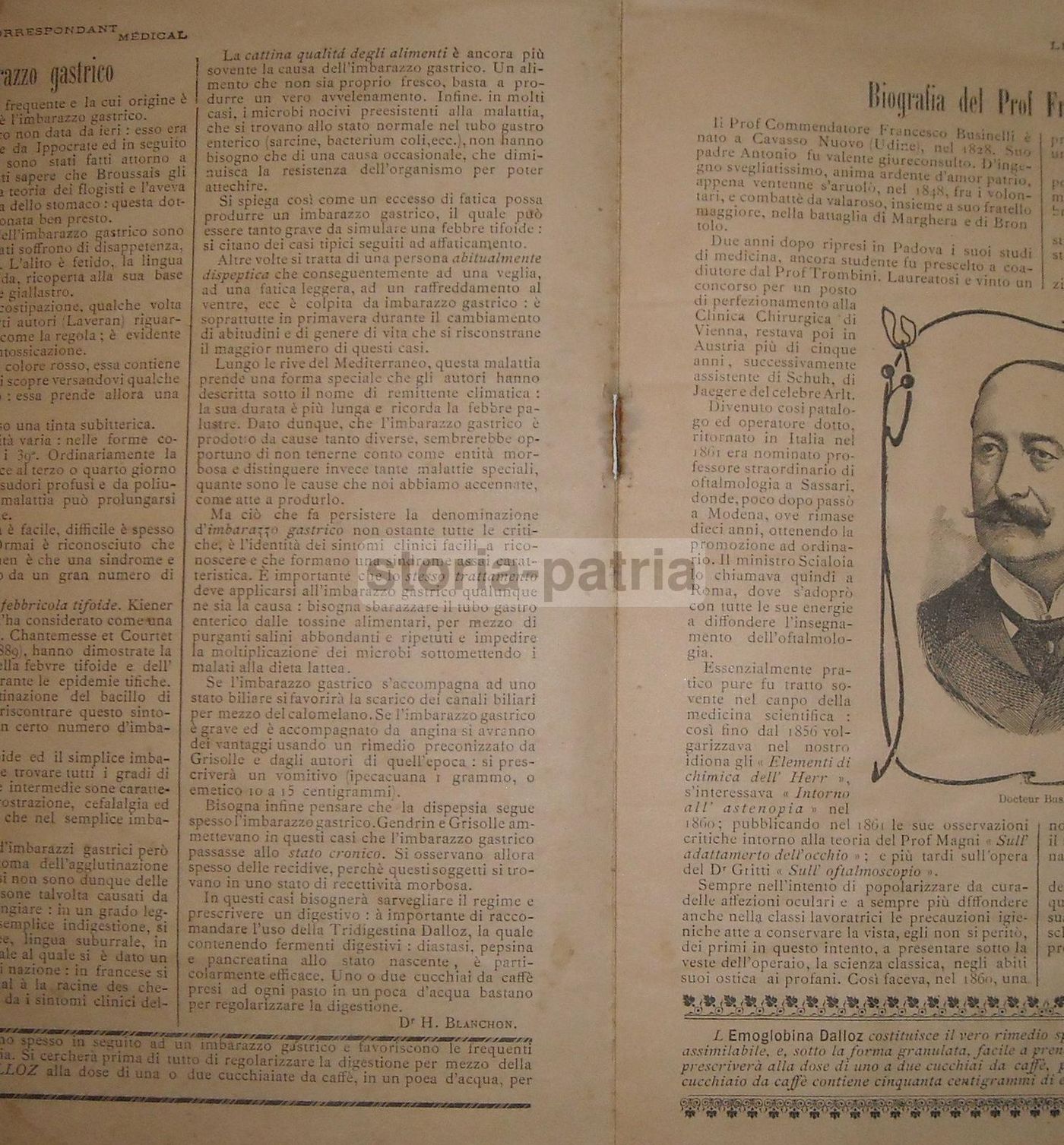 Le Correspondant Medical, N. 11 12, 1905: Businelli, Hayem, Neurastenia