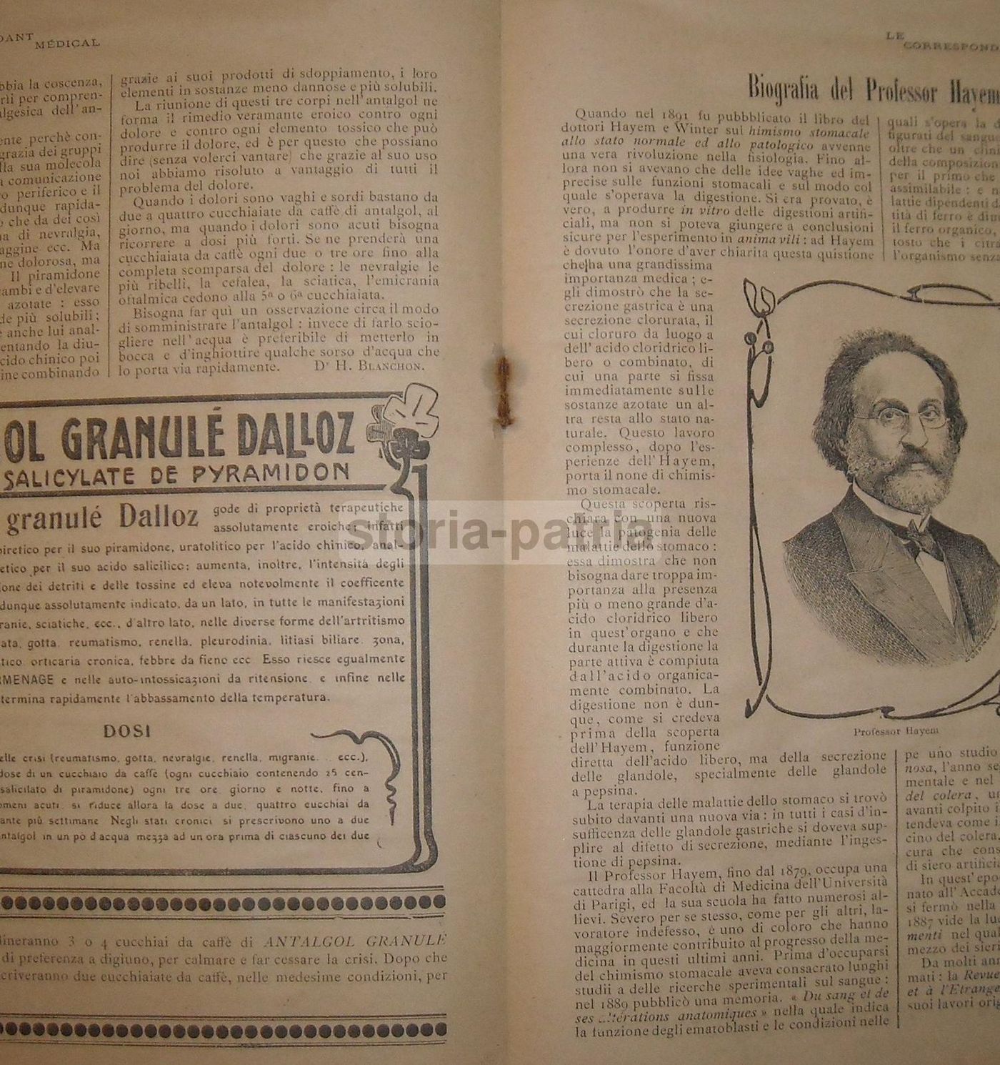 Le Correspondant Medical, N. 11 12, 1905: Businelli, Hayem, Neurastenia