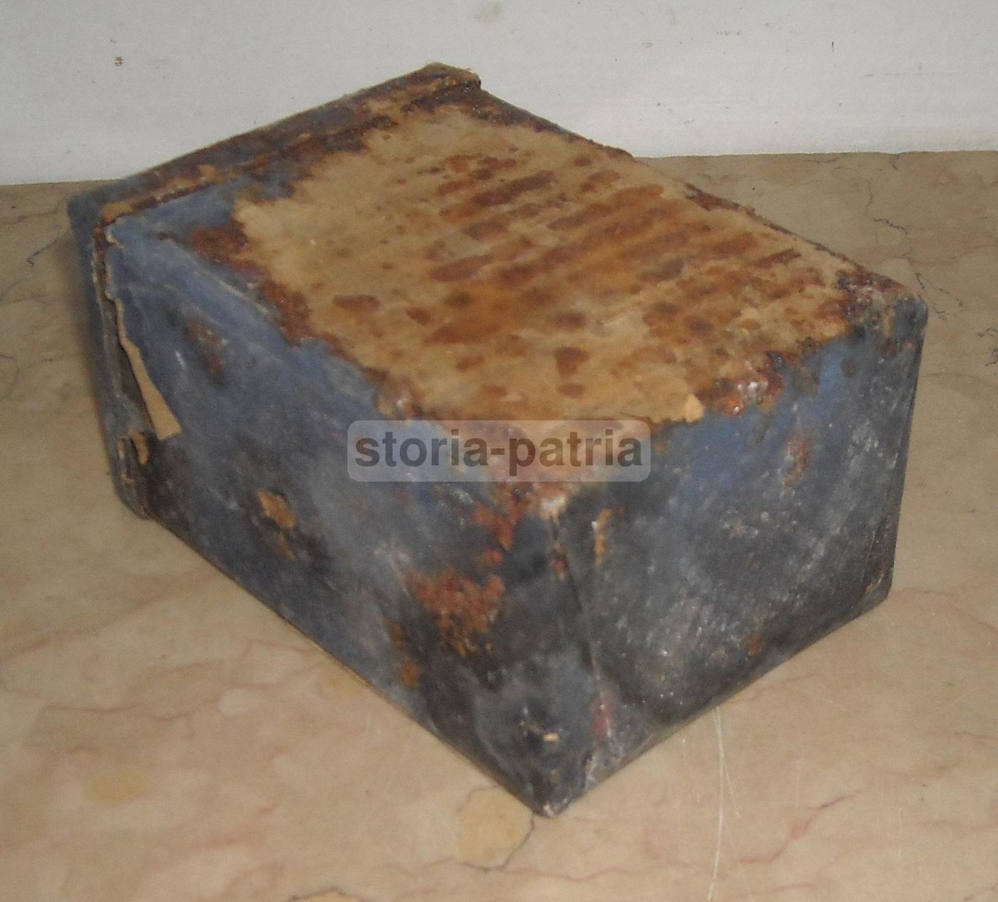 Scatola Antica Carta Senapata Pivetta, Napoli, Fine XIX Secolo