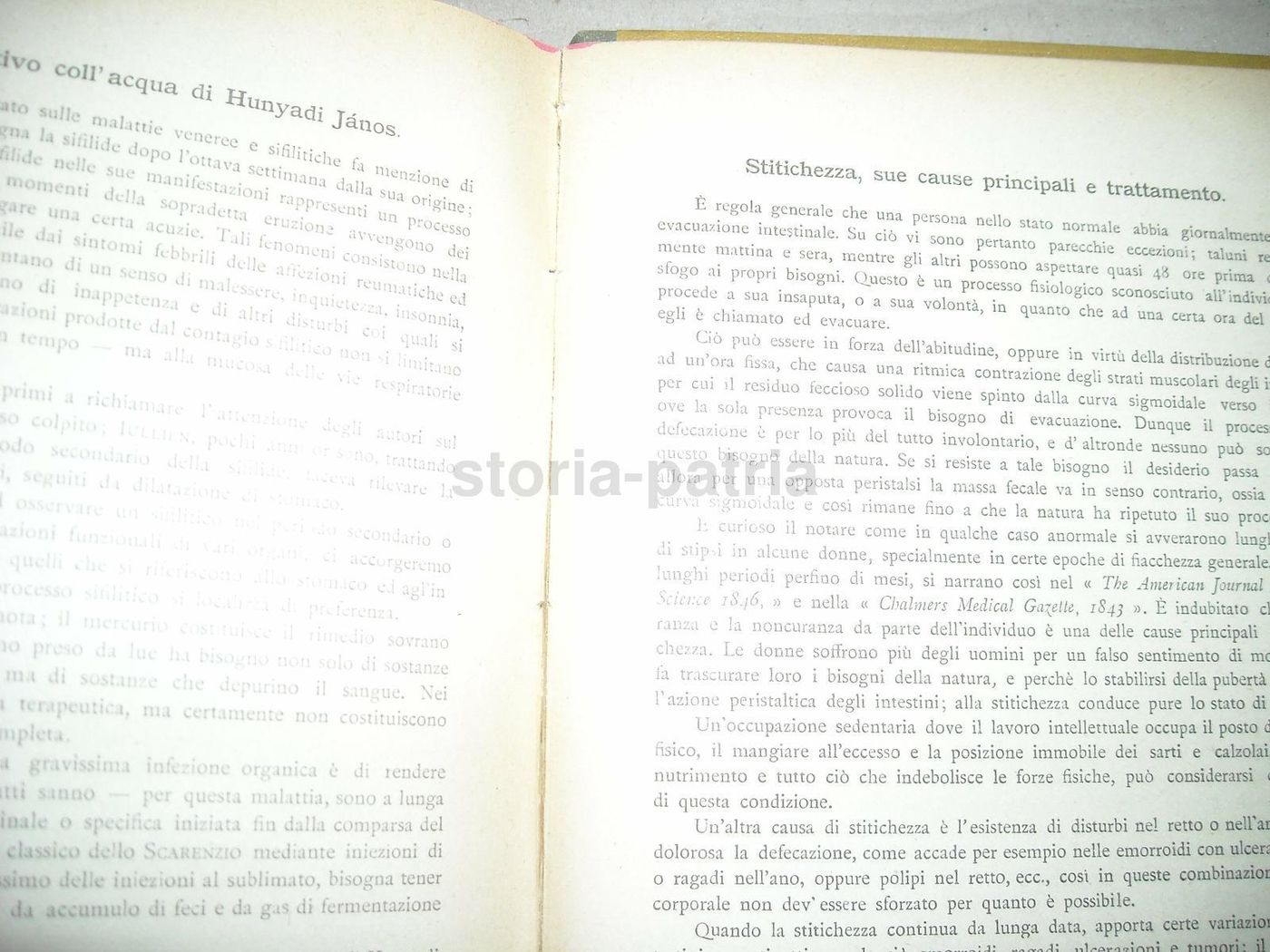 Il Progresso Terapeutico 1900: Neurologia E Farmacia Hunyadi Janos